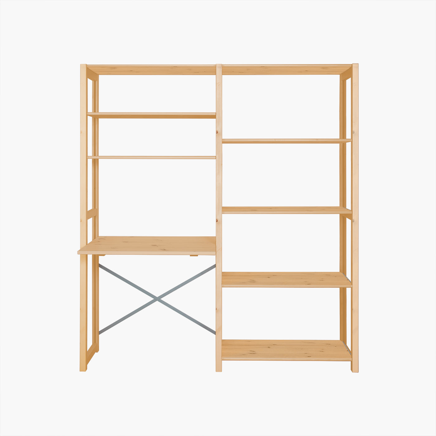 Agger reol (Large) fra ByAulum. De klassiske ABC reoler i fyrretræ.