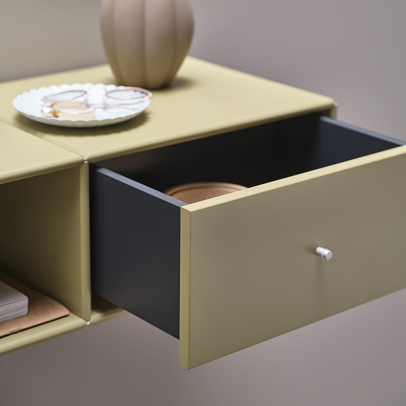 Aspen skænk - Olive | 78x20 cm