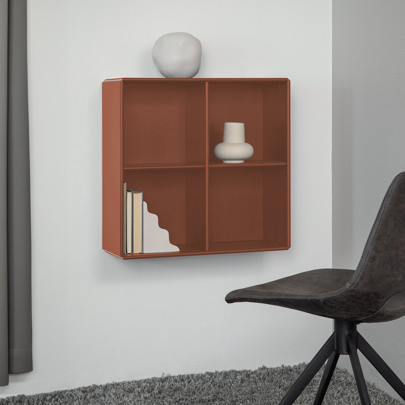 Atlanta vægreol - Rusty | 60x60 cm