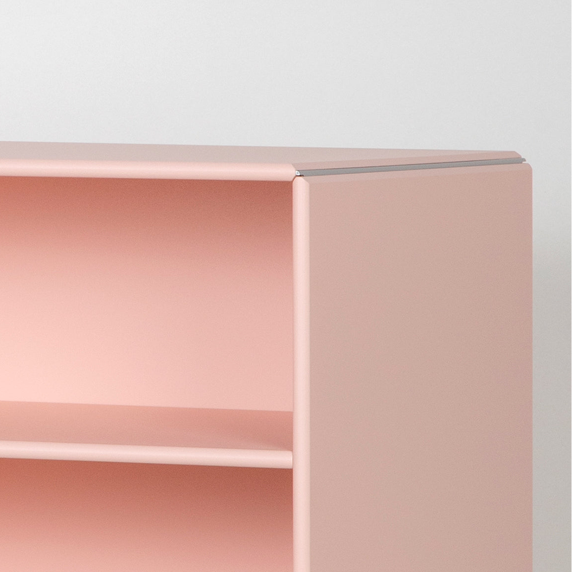 Detaljeskud af Quadrantsystemet i farven Blush