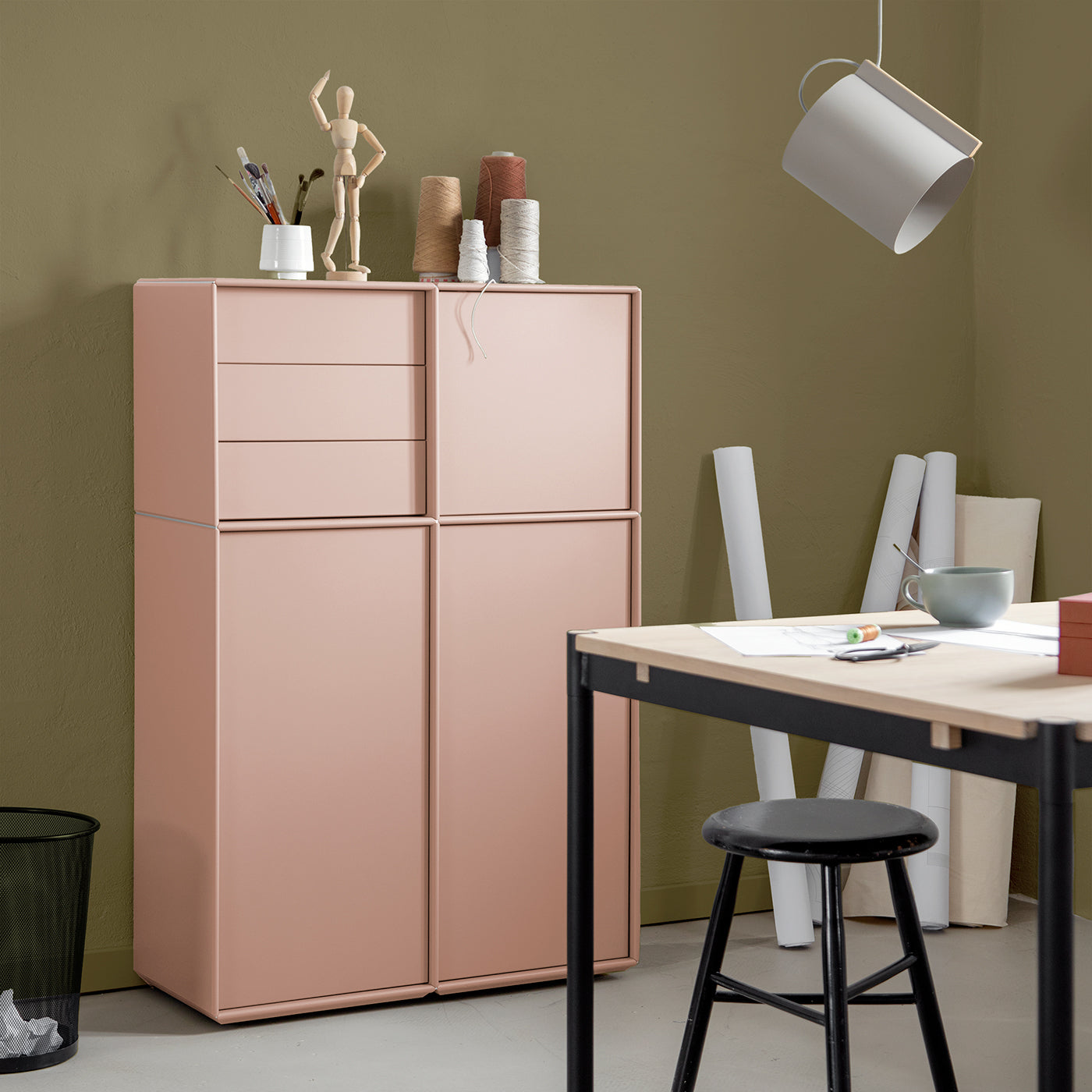Chicago skab - Blush | 79x119 cm