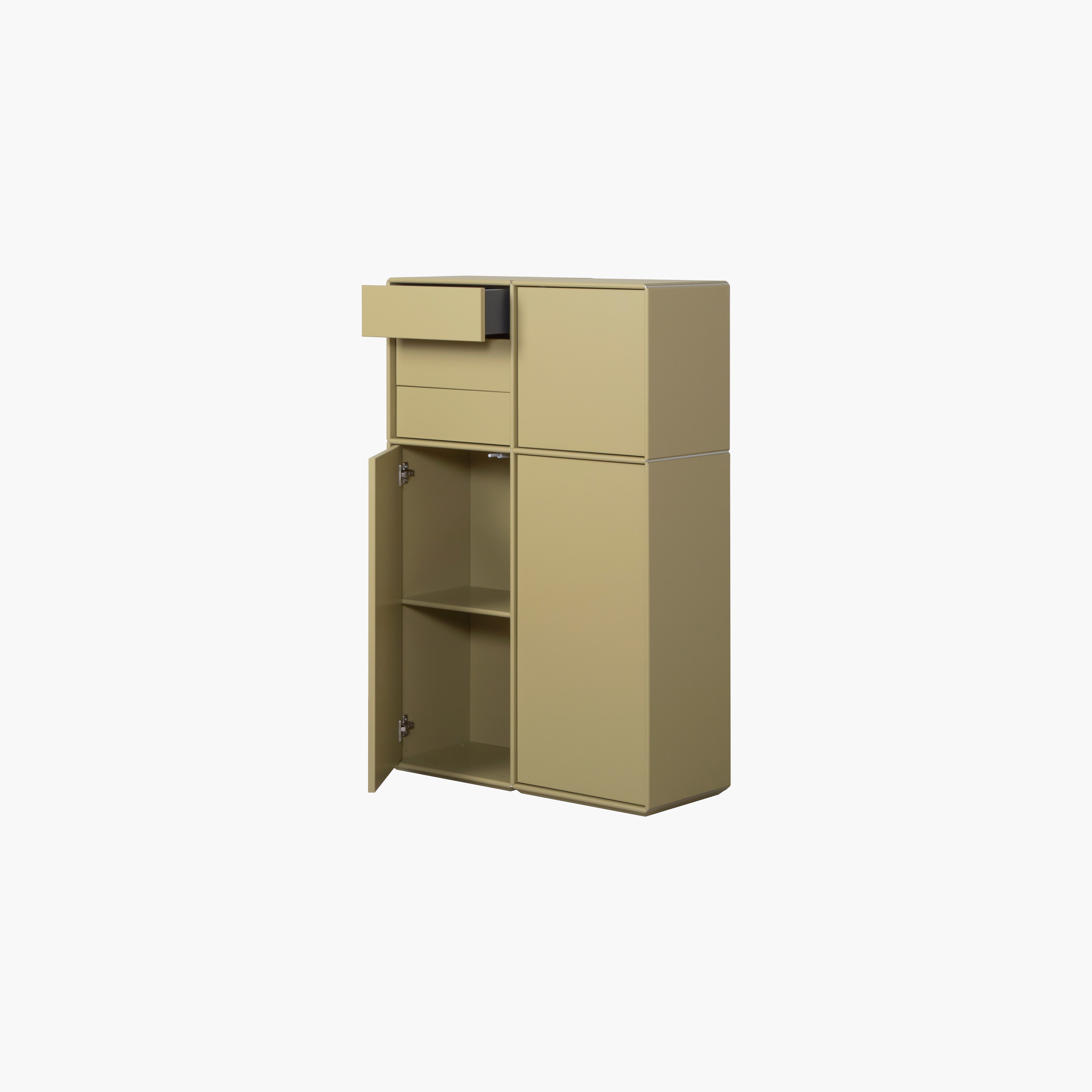 Chicago skab - Olive | 79x119 cm