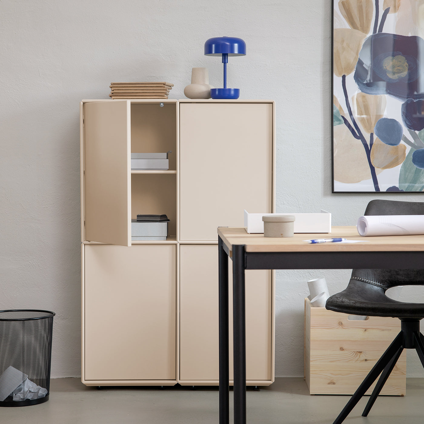 Denver skab - Sand | 79x120 cm