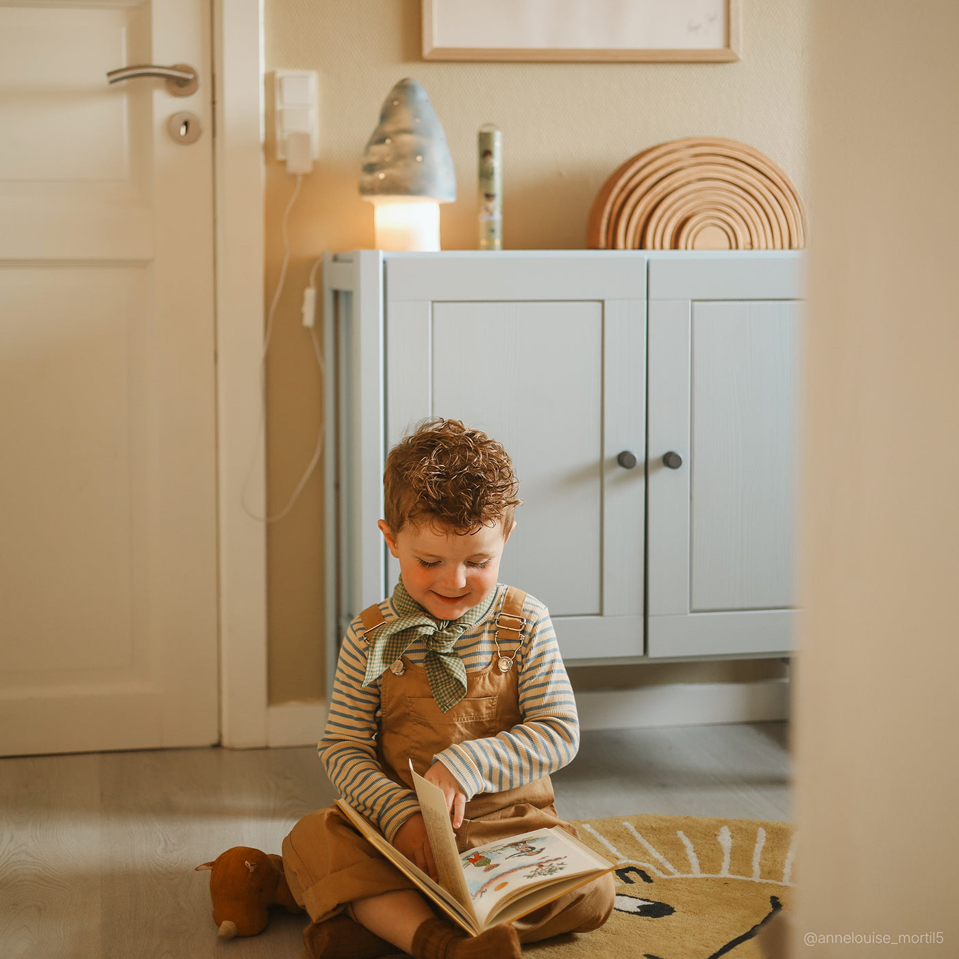 Fårbæk skænk - Himalayan Blue | 80 x 80 cm