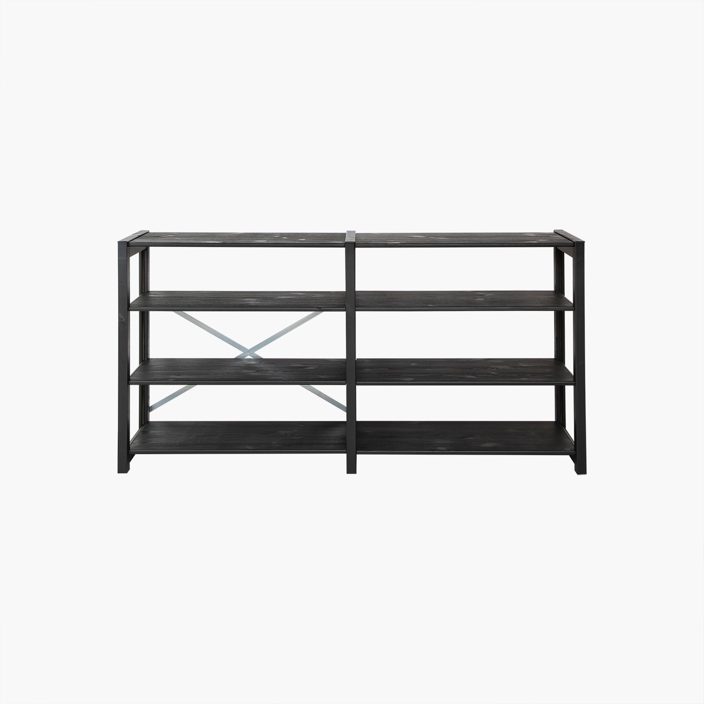 Lyngs reol - Sort - | 163x80 cm