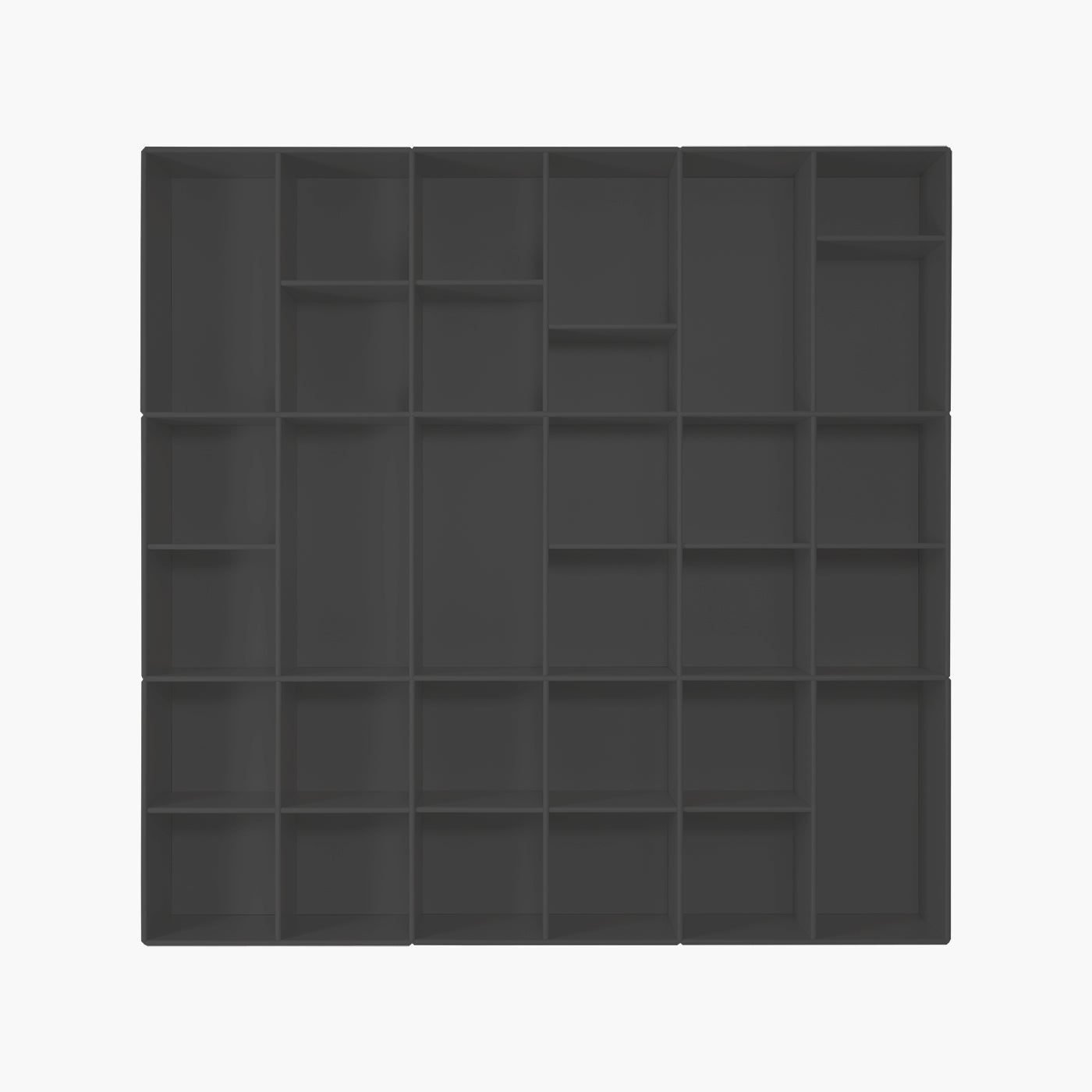 Memphis vægreol - Sort | 174x174 cm