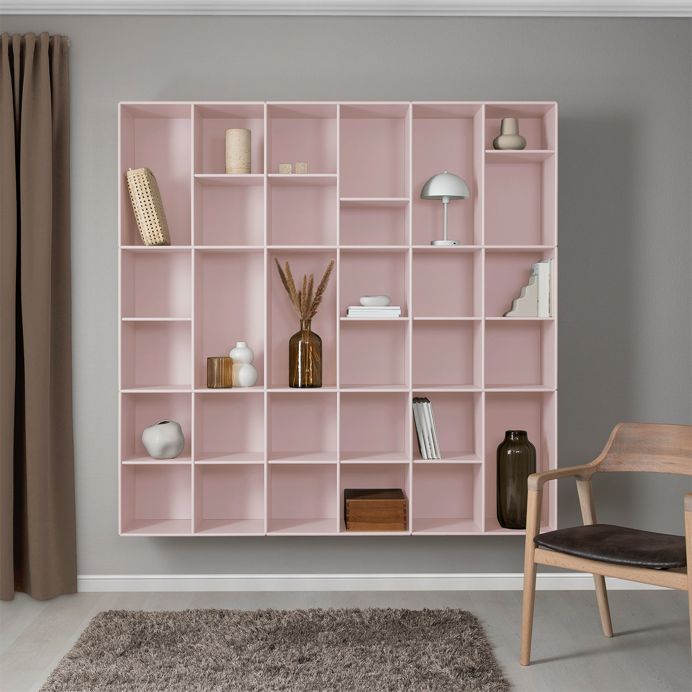 Memphis vægreol - Blush | 174x174 cm