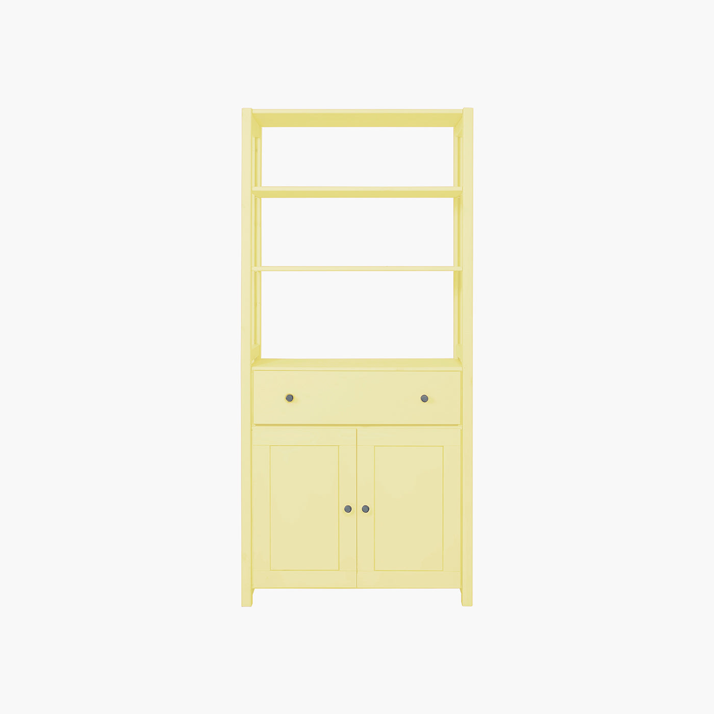 Øland reol - Lemon m. 2 låger og 1 skuffe | 83x179 cm