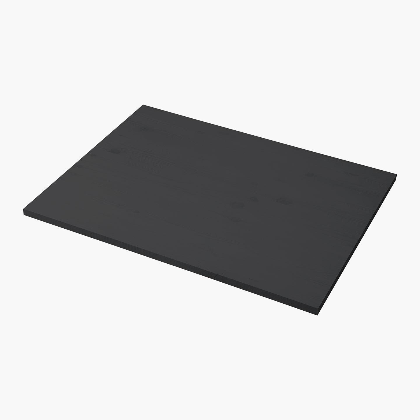 1 skriveplade - Sort | 76x60 cm