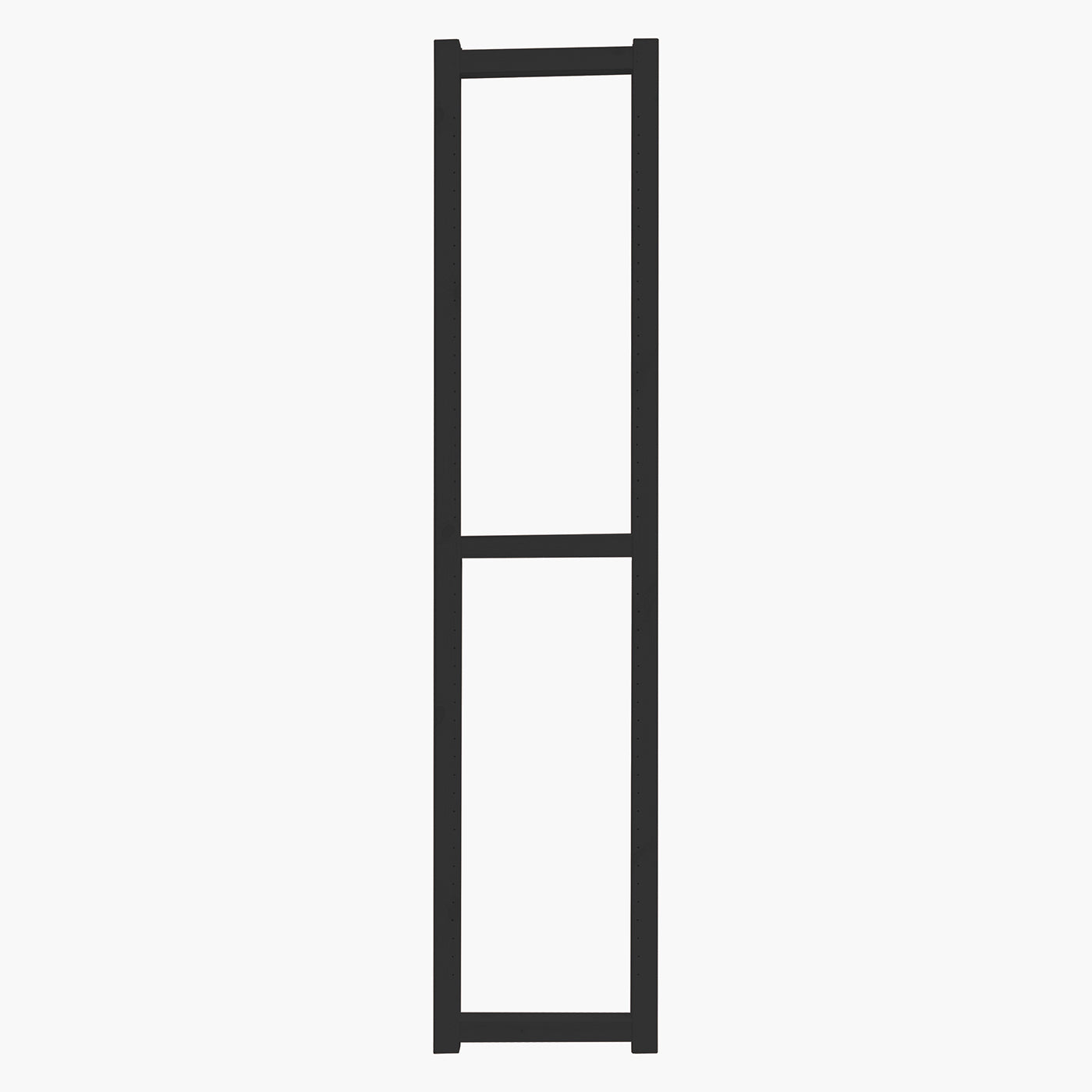 1 Stige - Sort | Højde 179 cm x dybde: vælg mellem 30 cm eller 40 cm