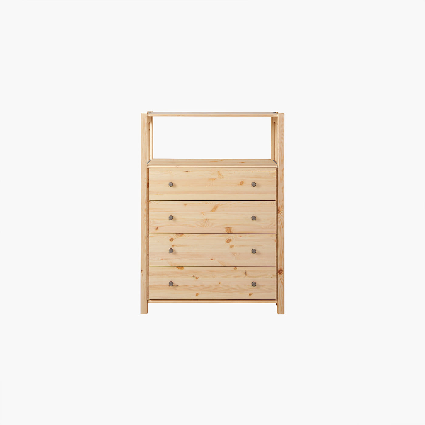 Vigsø kommode - Natur - med 4 skuffer | 83x117 cm