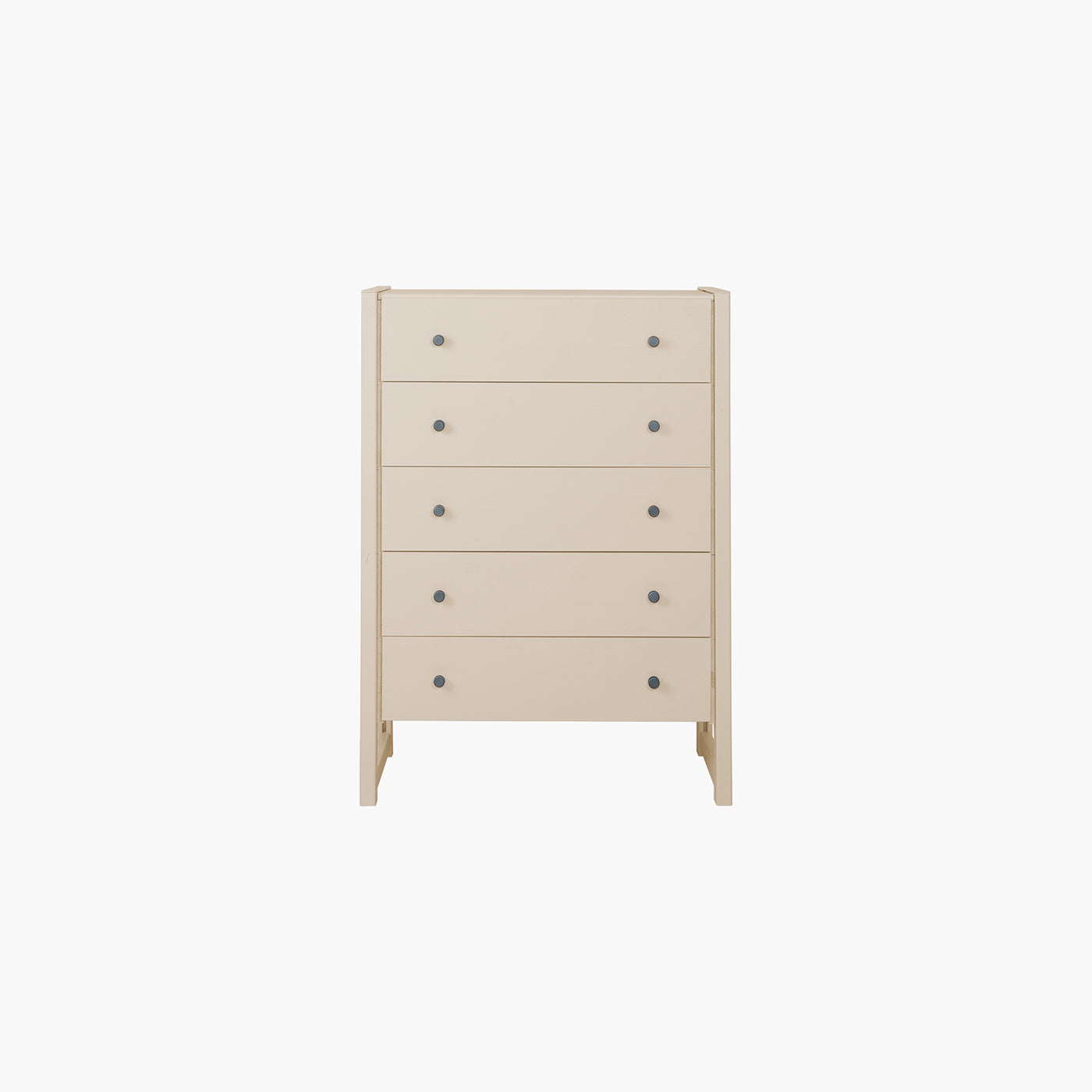 Vigsø kommode - Sand - 5 skuffer | 83x117 cm