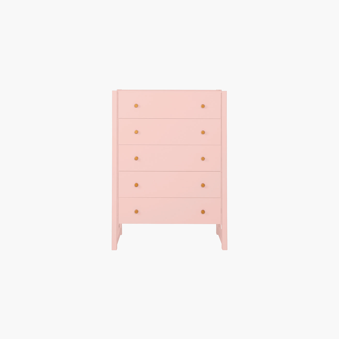 Vigsø kommode - Blush - 5 skuffer | 83x117 cm