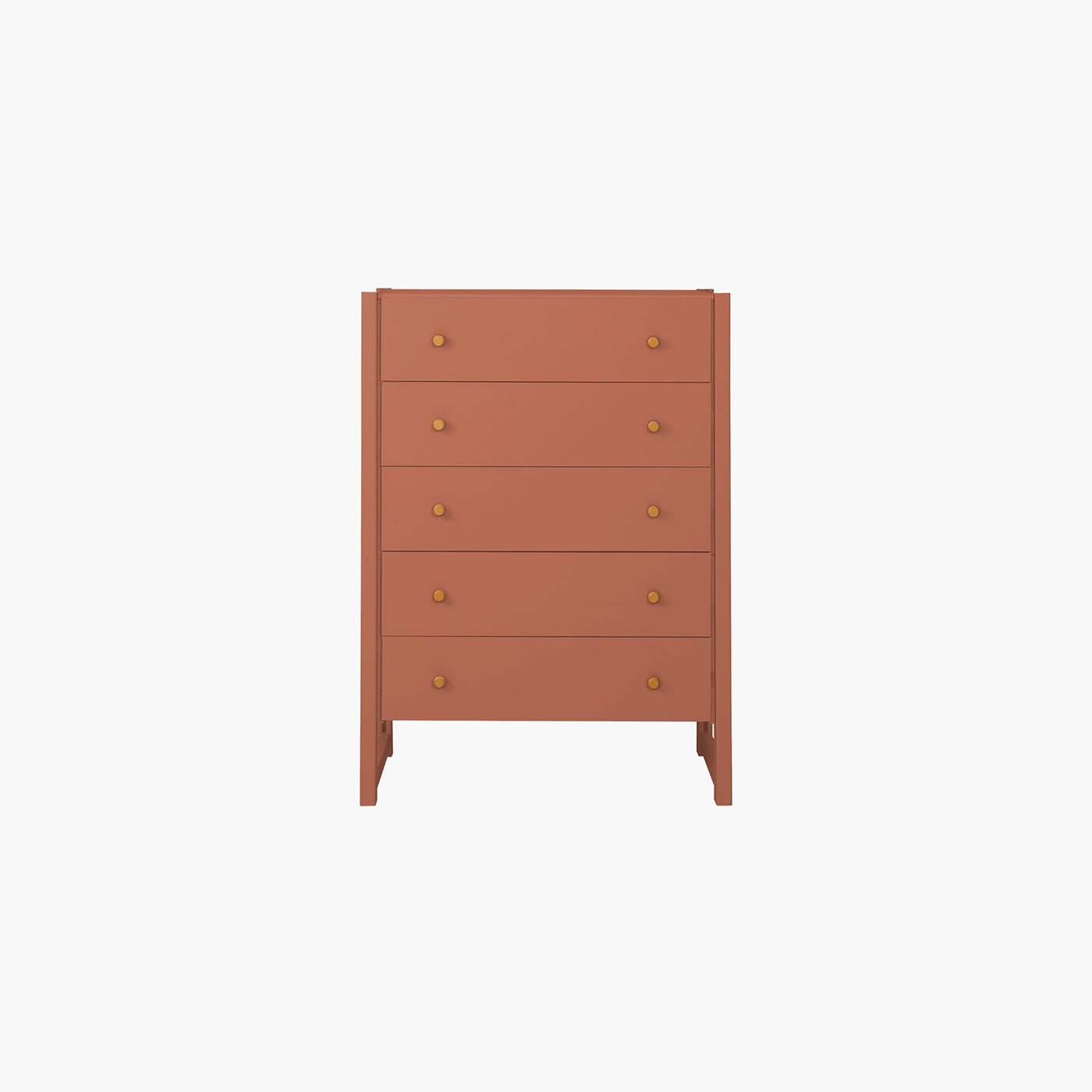 Vigsø kommode - Rusty - 5 skuffer | 83x117 cm