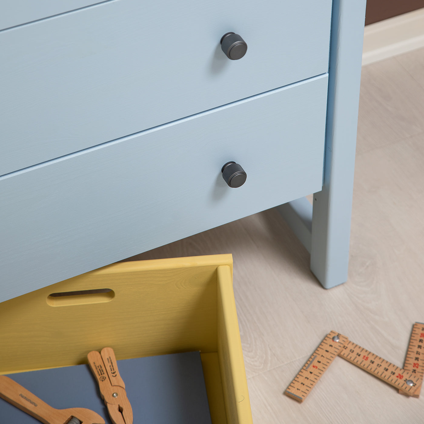 ABC kommode - Himalayan Blue - 5 skuffer | 83x117 cm