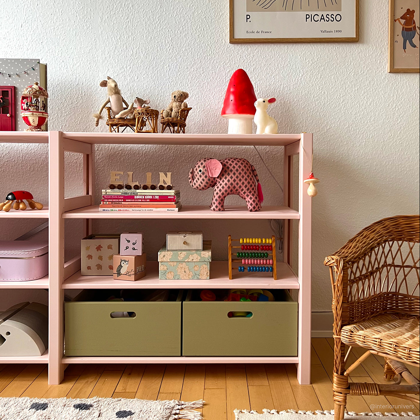 Lyngs reol - Blush | 163x80 cm