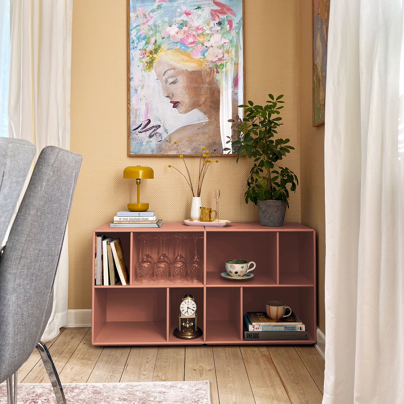 Palm Springs reol - Peach | 117x61 cm