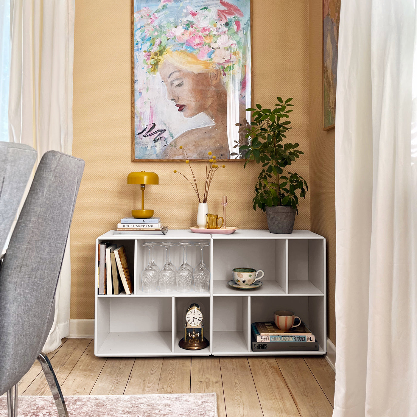 Palm Springs reol - Hvid | 117x61 cm