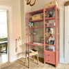 Astrup stigereol - Peach | med skrivebord, 2 skuffer