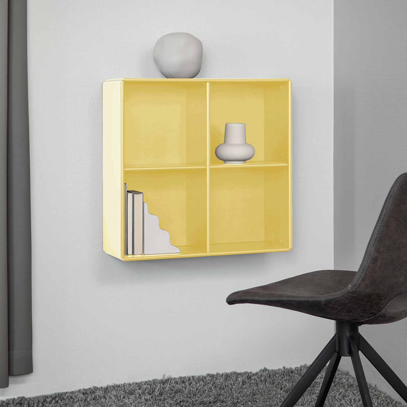 Atlanta vægreol - Lemon | 60x60 cm