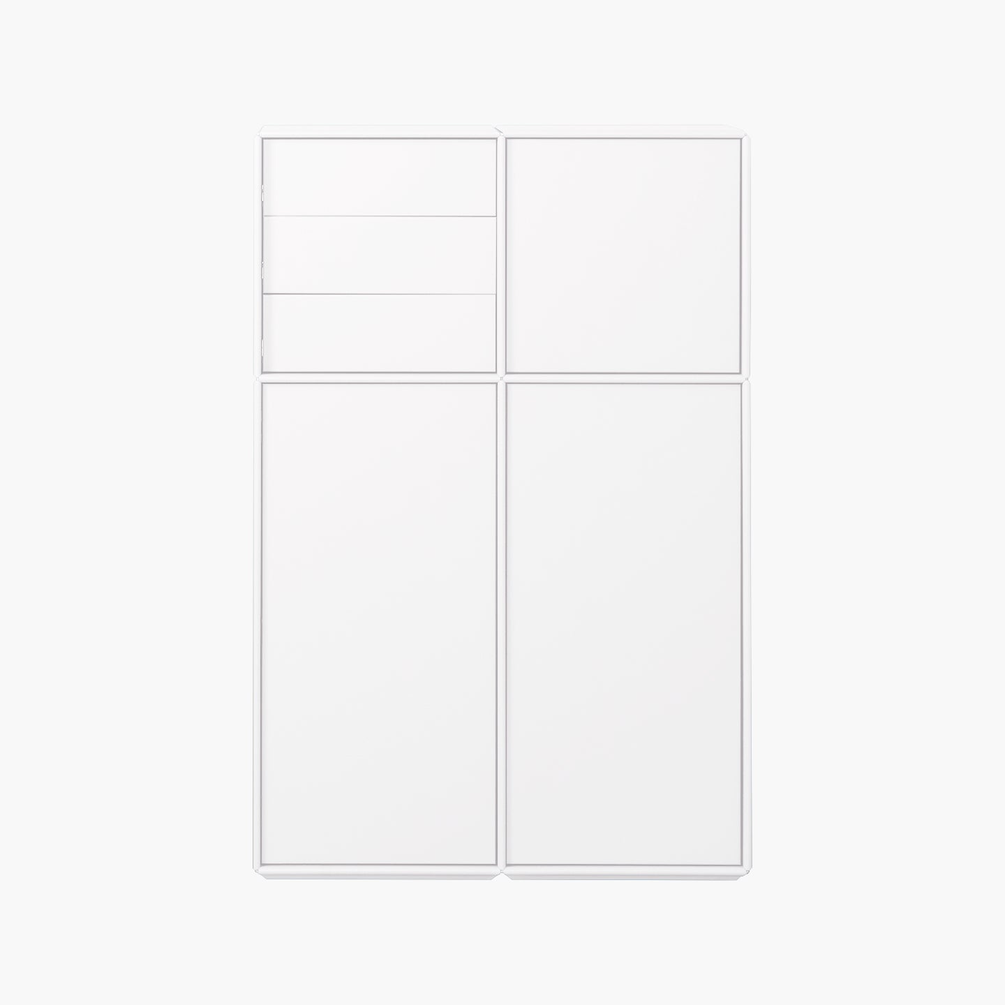 Chicago skab - Hvid | 79x119 cm