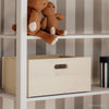 Opbevaringskasse Dana i sandfarve med muligheder for 30 cm eller 40 cm dybde, stilrent design.