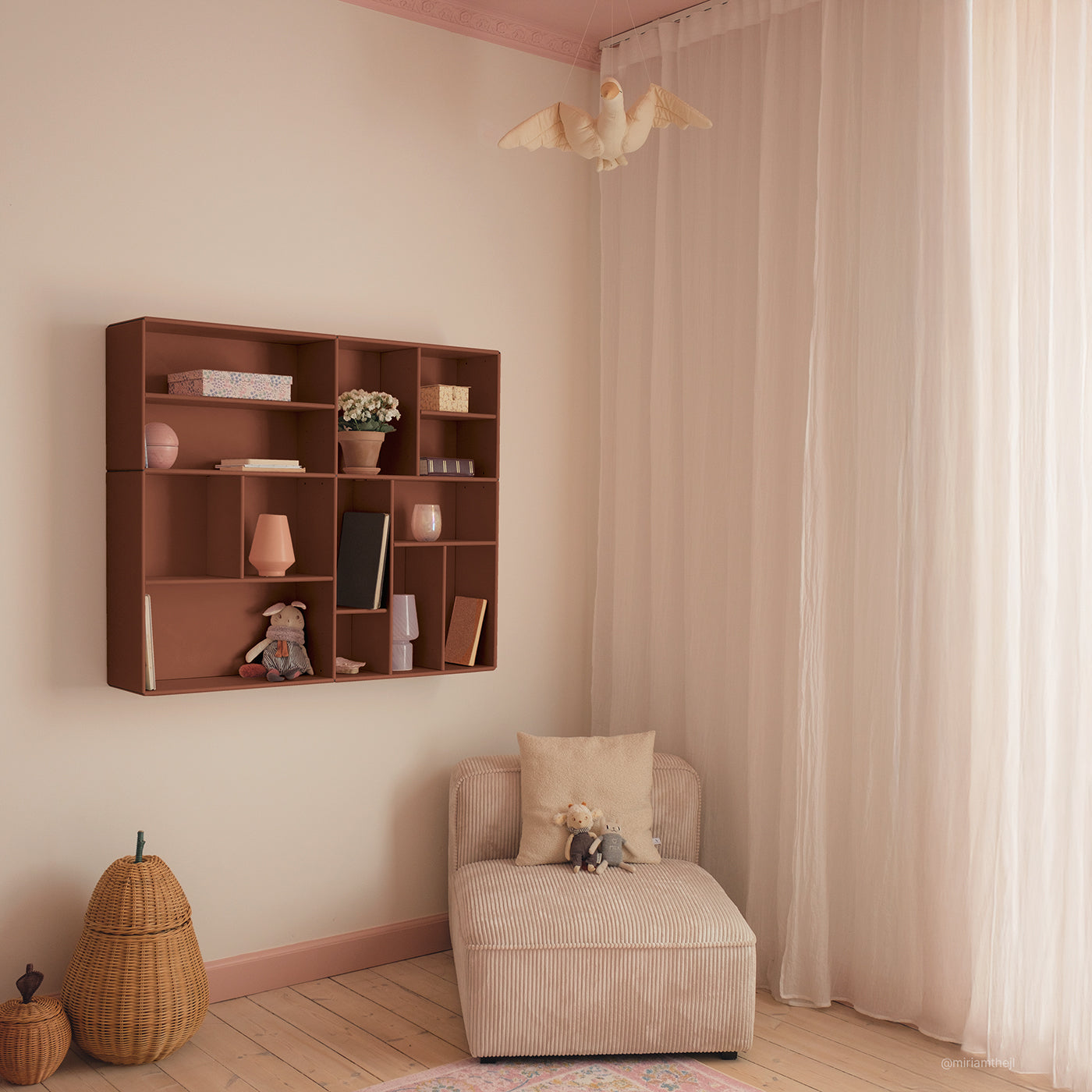 Helena vægreol - Rusty | 117x97 cm