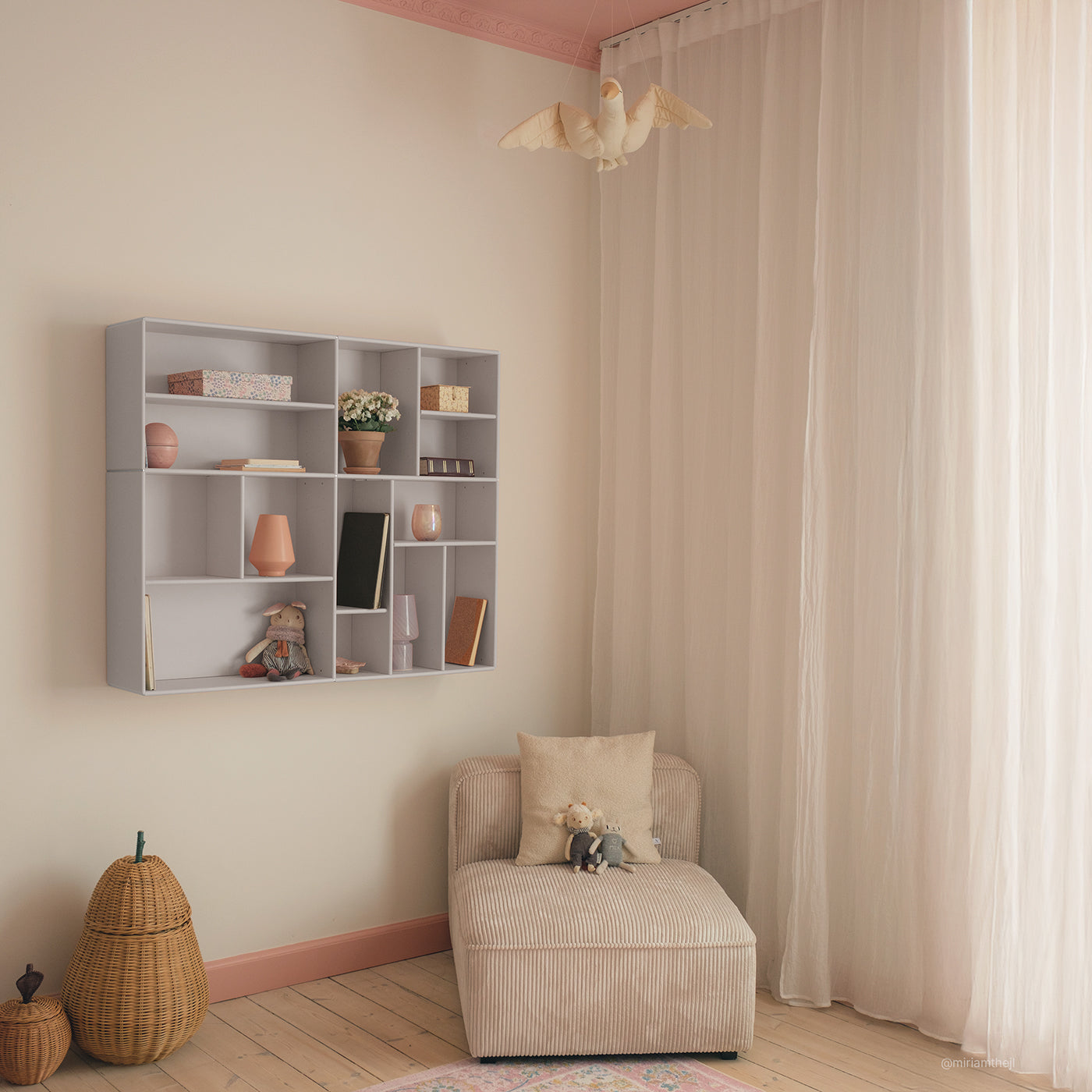 Helena vægreol - Mushroom | 117x97 cm