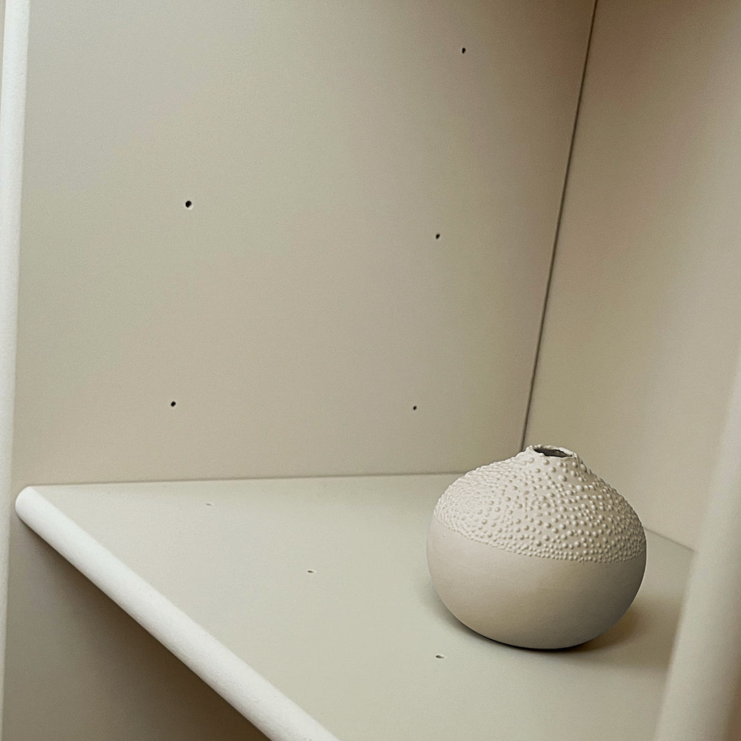 Joliet natbord - Sand | med 2 skuffer 40x60 cm