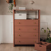 Vigsø kommode - Rusty - med 4 skuffer | 83x117 cm