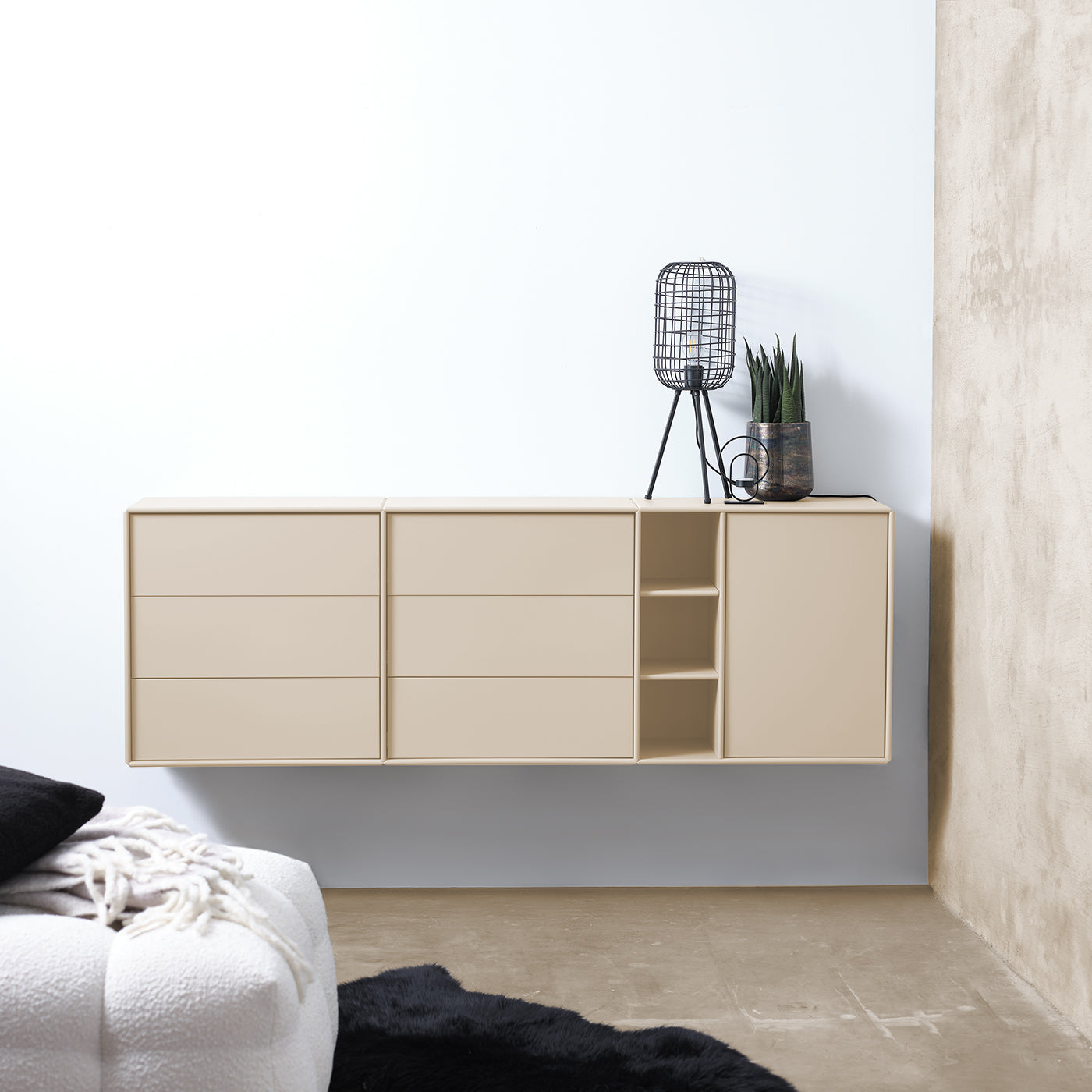 Chandler skænk - Sand | 174x59 cm