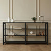 Lyngs reol - Sort -  | 163x80 cm