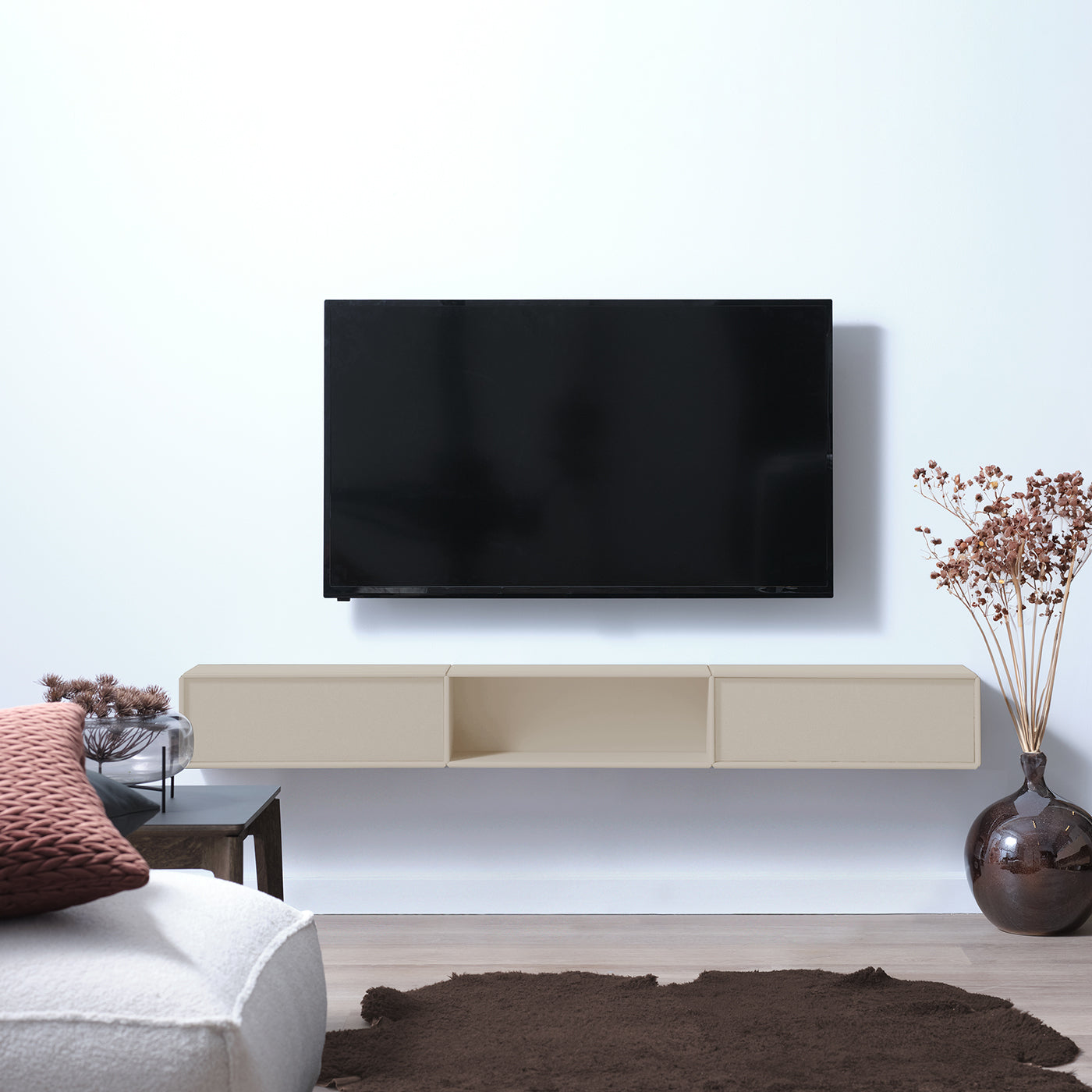 Tulsa TV Møbel - Sand | 174x20 cm