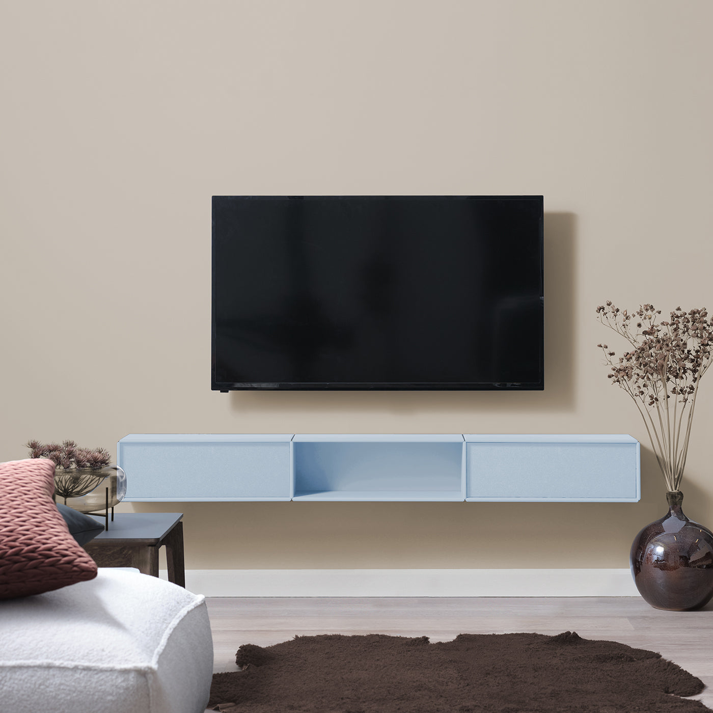 Tulsa TV Møbel - Himalayan Blue | 174x20 cm